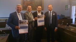 NELLA FOTO, DA SINISTRA PIETRO BONDETTI, ERALDO BOTTA, ALESSANDRO CANELLI E FRANCESCO CANTAMESSA